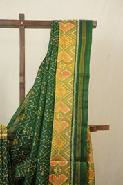 Green Rajkot Patola Silk Saree - SRGRPSS597
