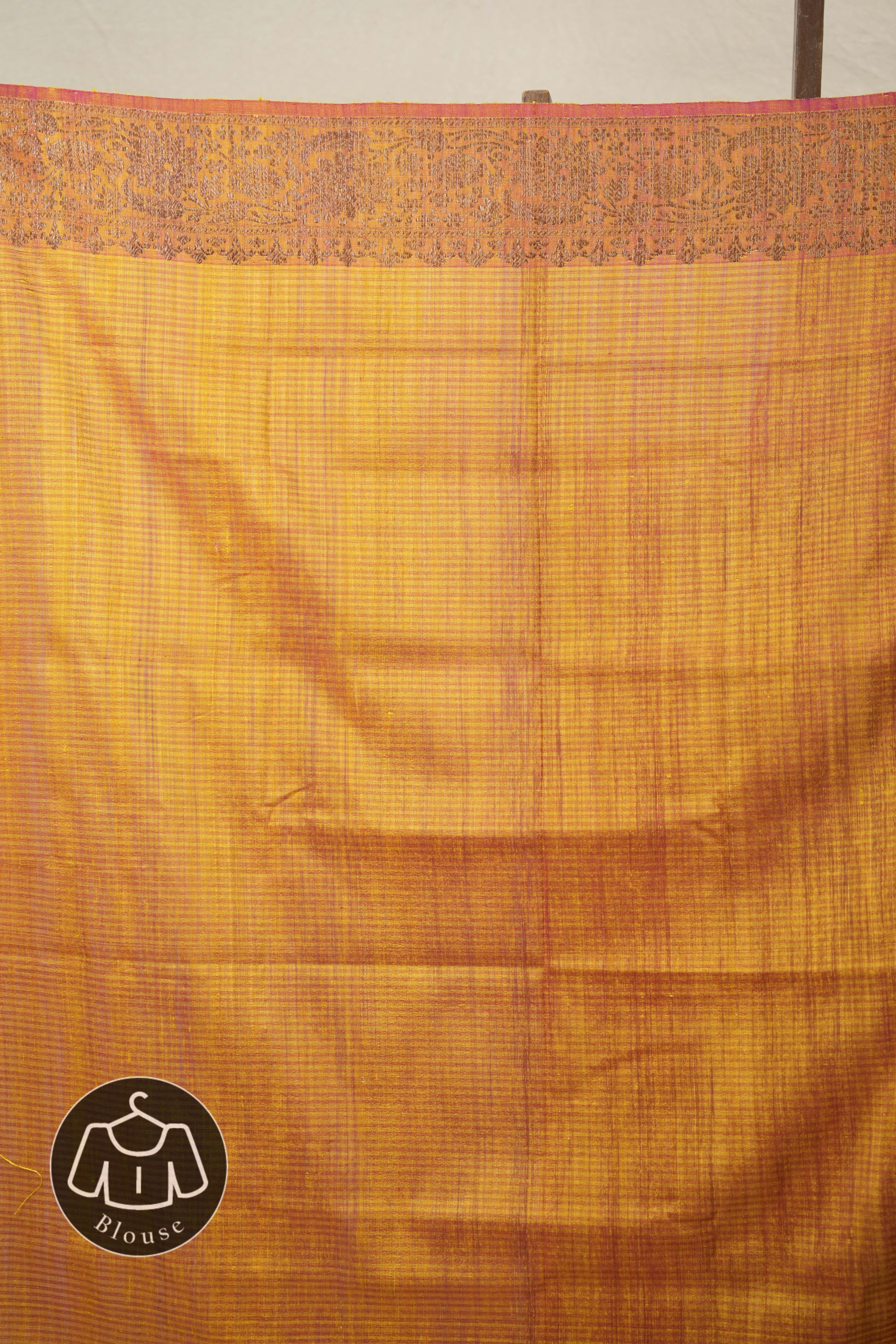 Yellow Tussar Banarasi Silk Saree - SRYBSS819