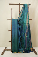 Peacock Green Rajkot Patola Silk Saree - SRPGRPSS598