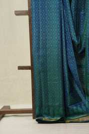 Peacock Green Rajkot Patola Silk Saree - SRPGRPSS598