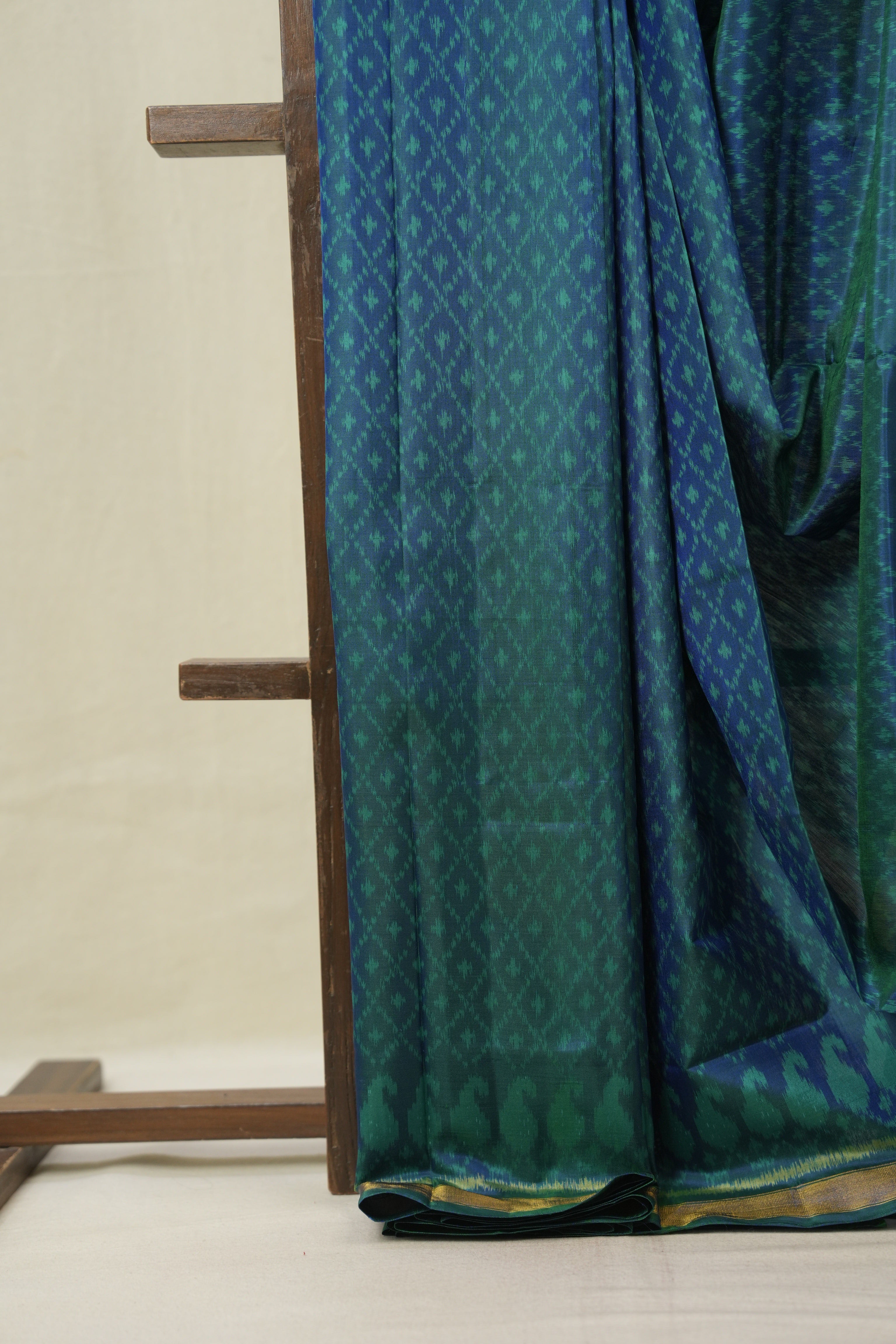 Peacock Green Rajkot Patola Silk Saree - SRPGRPSS598