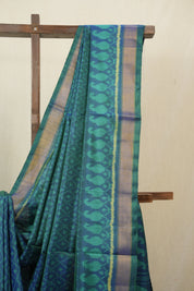 Peacock Green Rajkot Patola Silk Saree - SRPGRPSS598