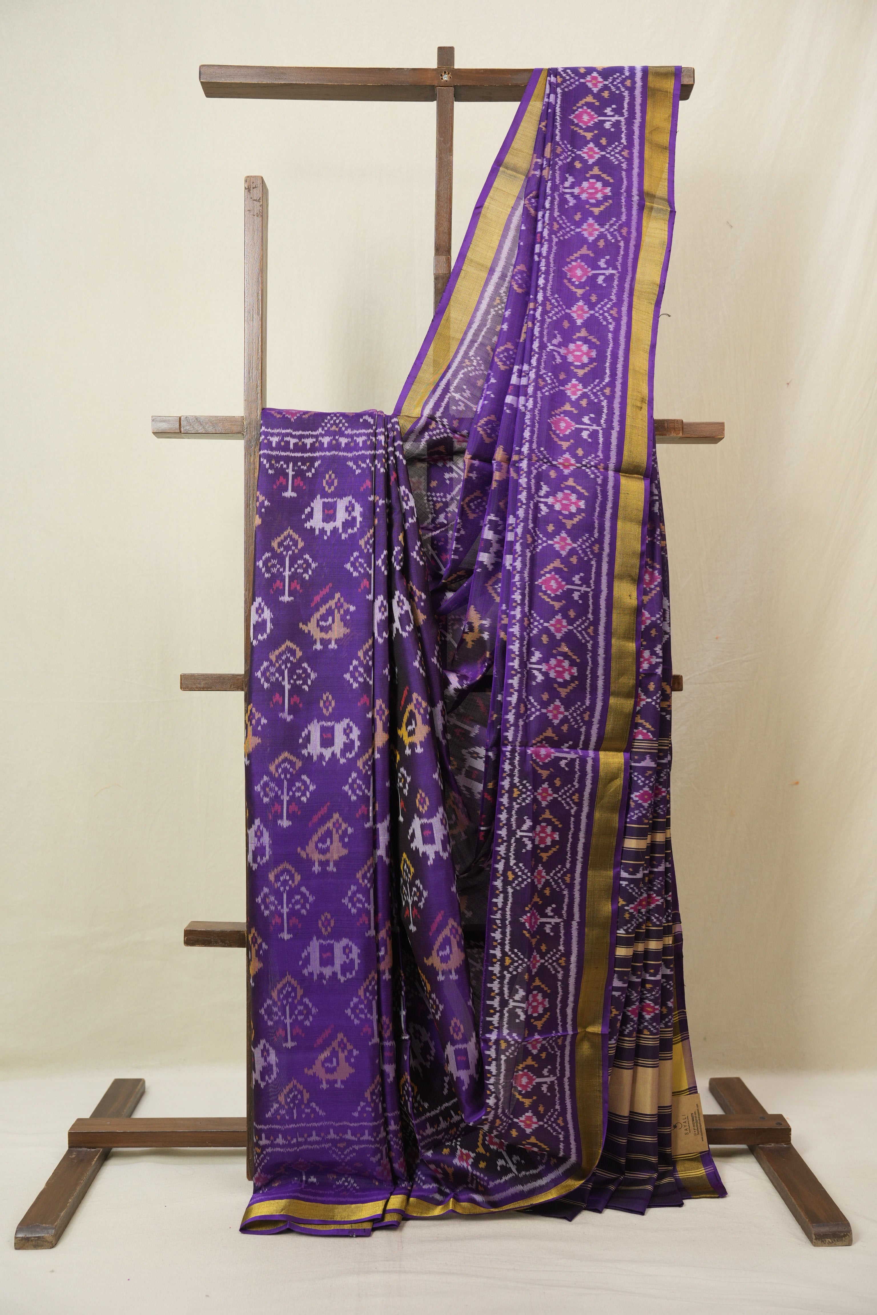 Purple Rajkot Patola Silk Saree - SRPRPSS599