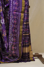 Purple Rajkot Patola Silk Saree - SRPRPSS599