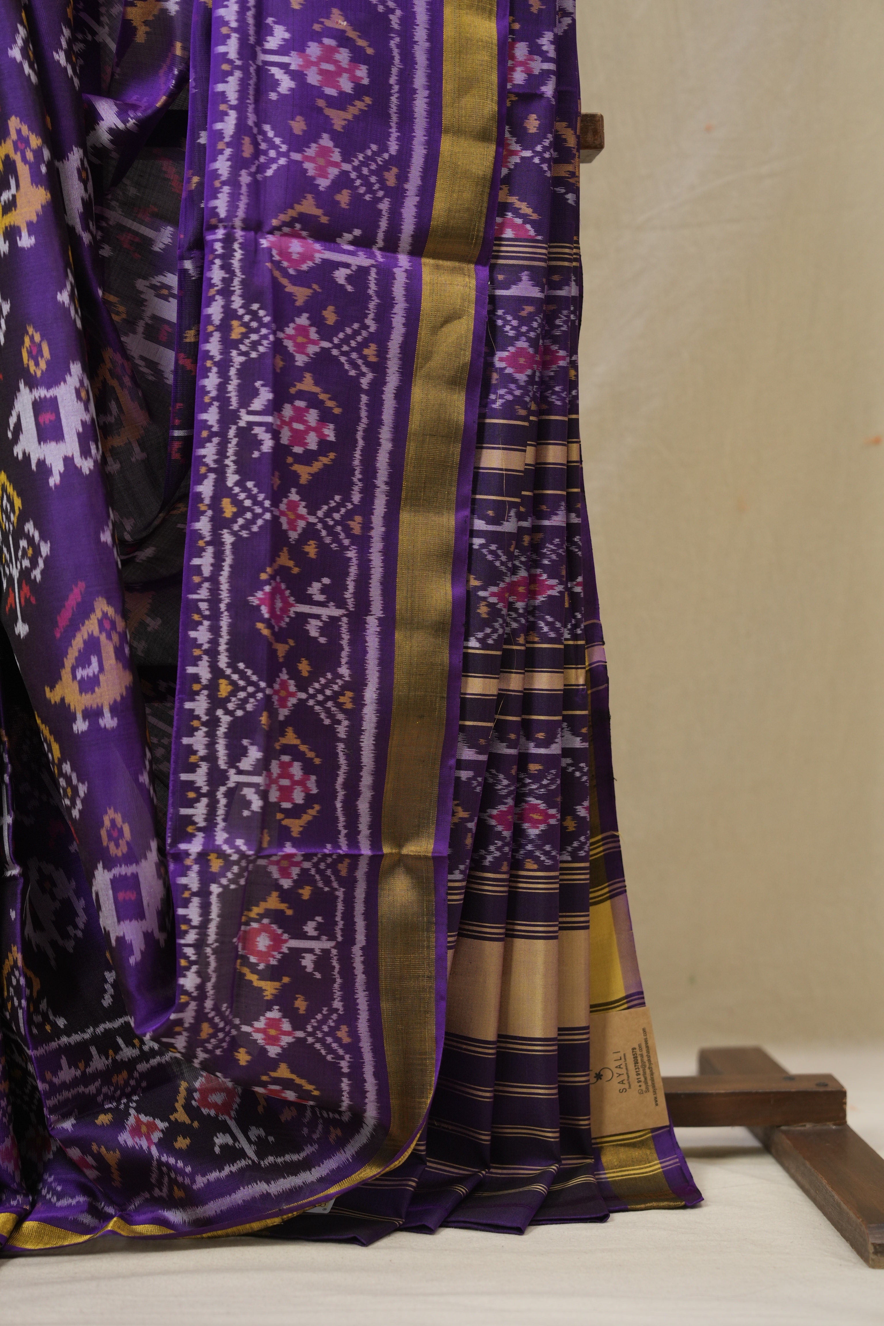 Purple Rajkot Patola Silk Saree - SRPRPSS599