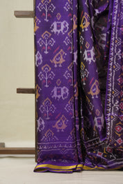 Purple Rajkot Patola Silk Saree - SRPRPSS599