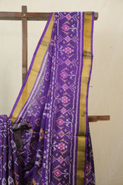 Purple Rajkot Patola Silk Saree - SRPRPSS599