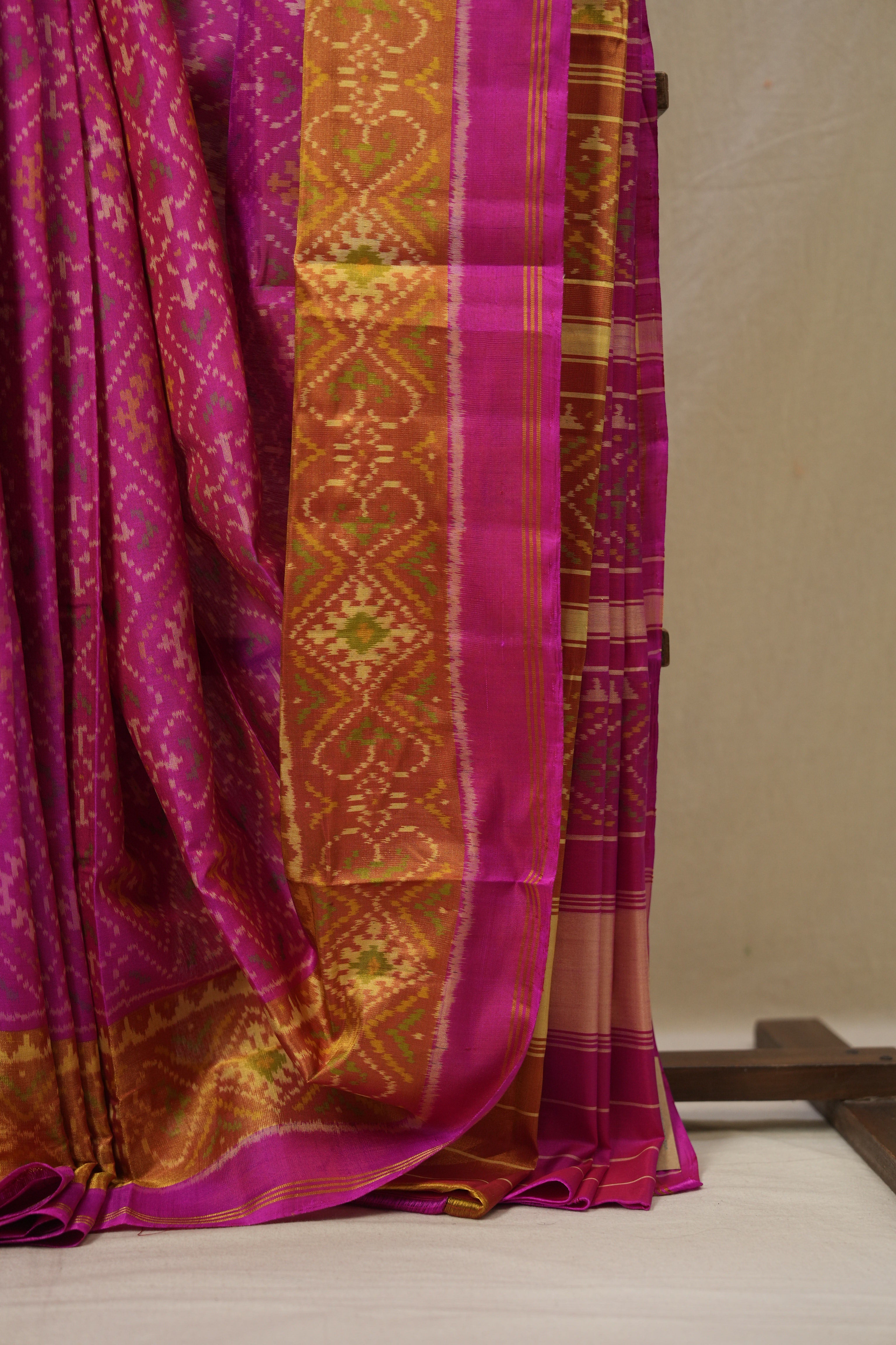 Pink Rajkot Patola Silk Saree - SRPRPSS600