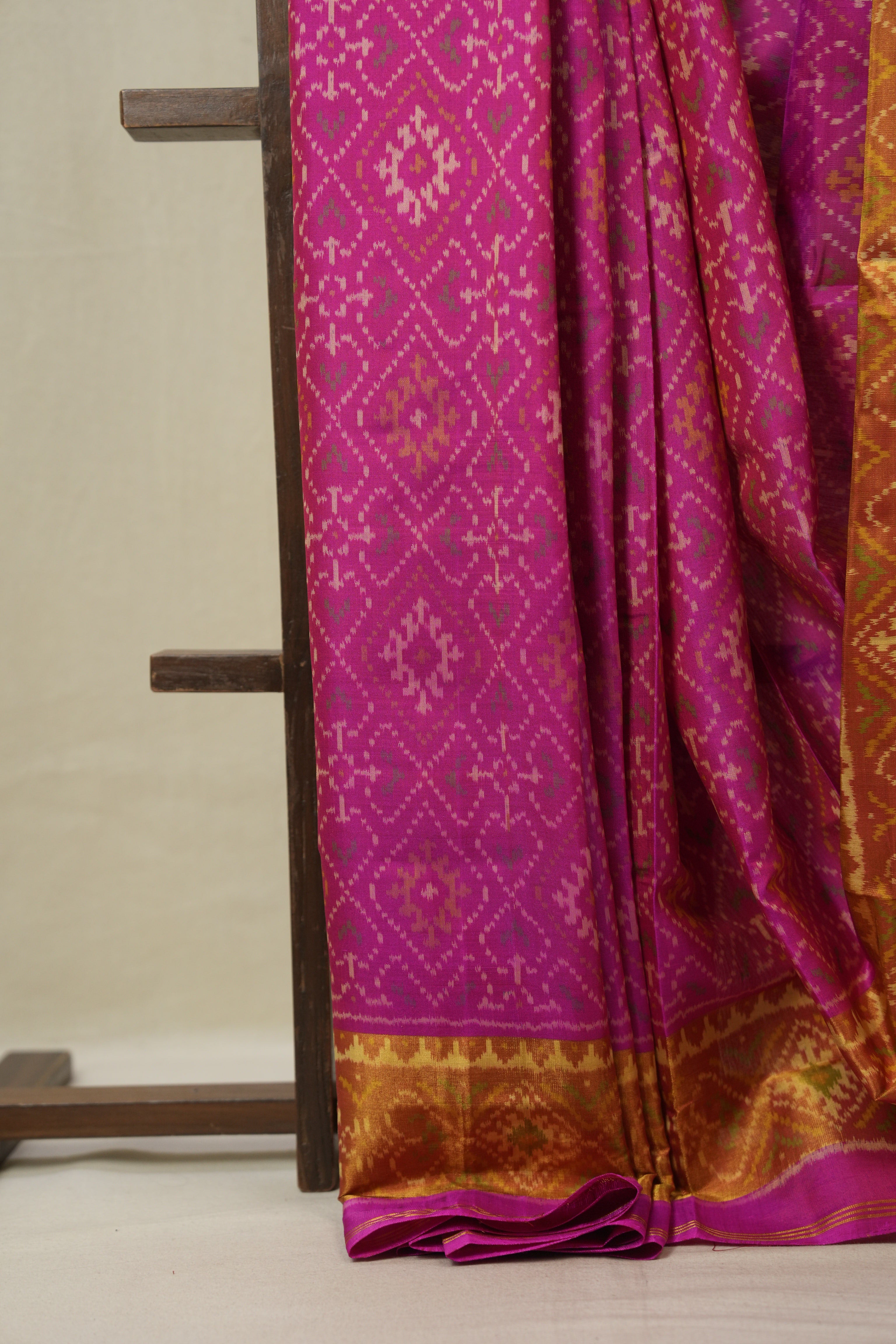 Pink Rajkot Patola Silk Saree - SRPRPSS600