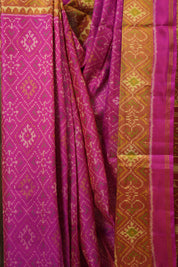 Pink Rajkot Patola Silk Saree - SRPRPSS600