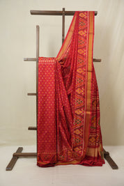 Red Rajkot Patola Silk Saree - SRRRPSS601