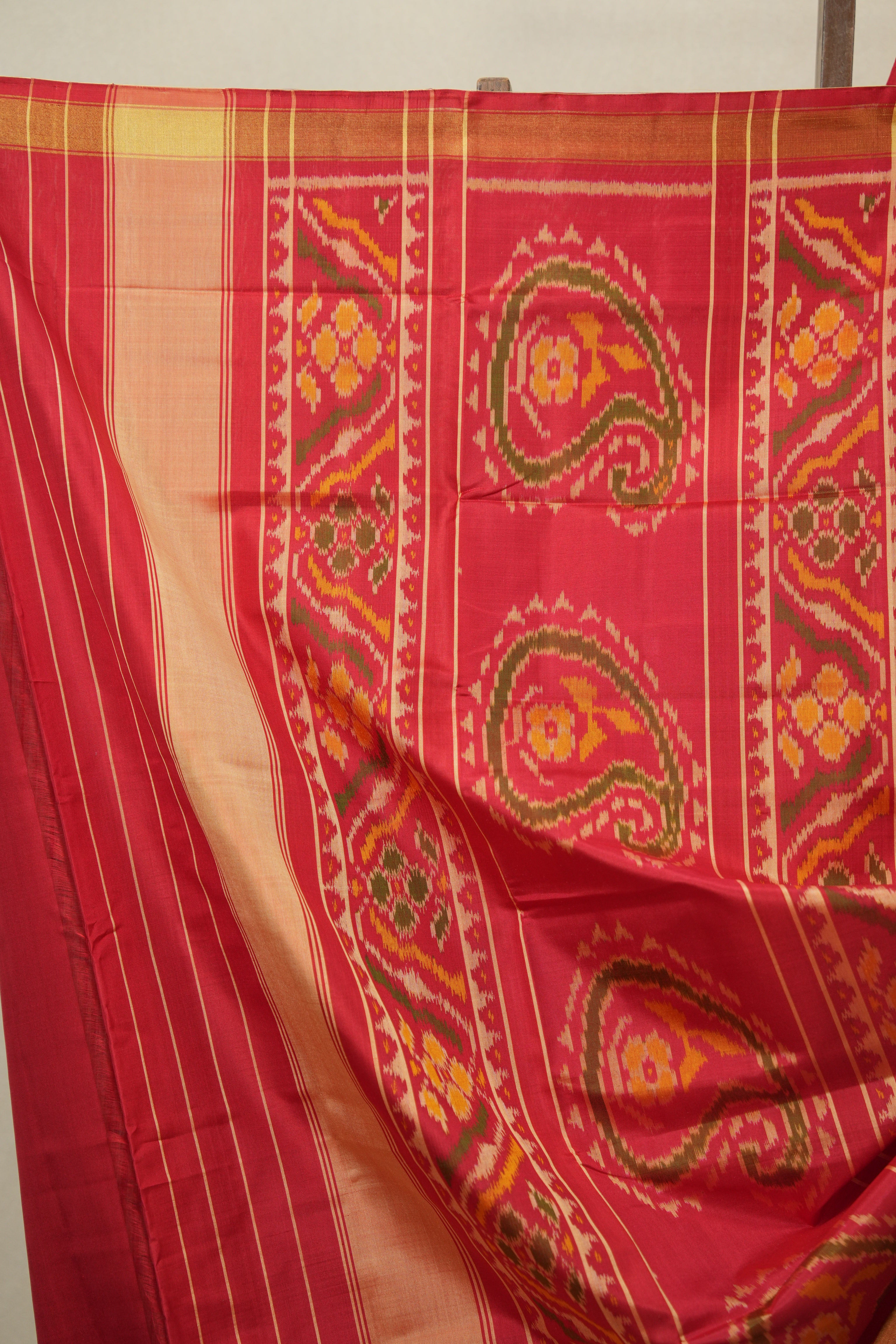 Red Rajkot Patola Silk Saree - SRRRPSS601