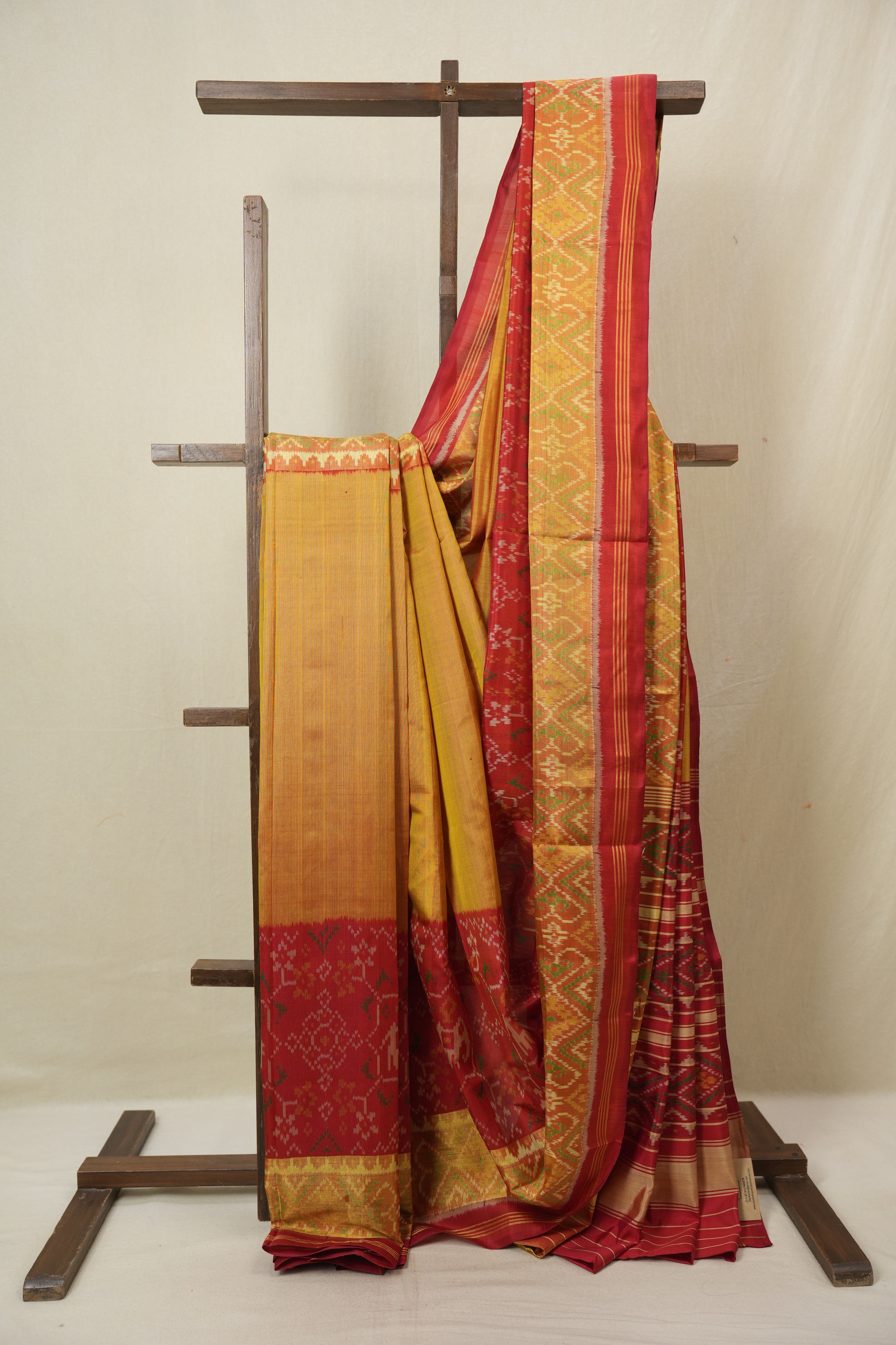 Red Rajkot Patola Silk Saree - SRRRPSS602
