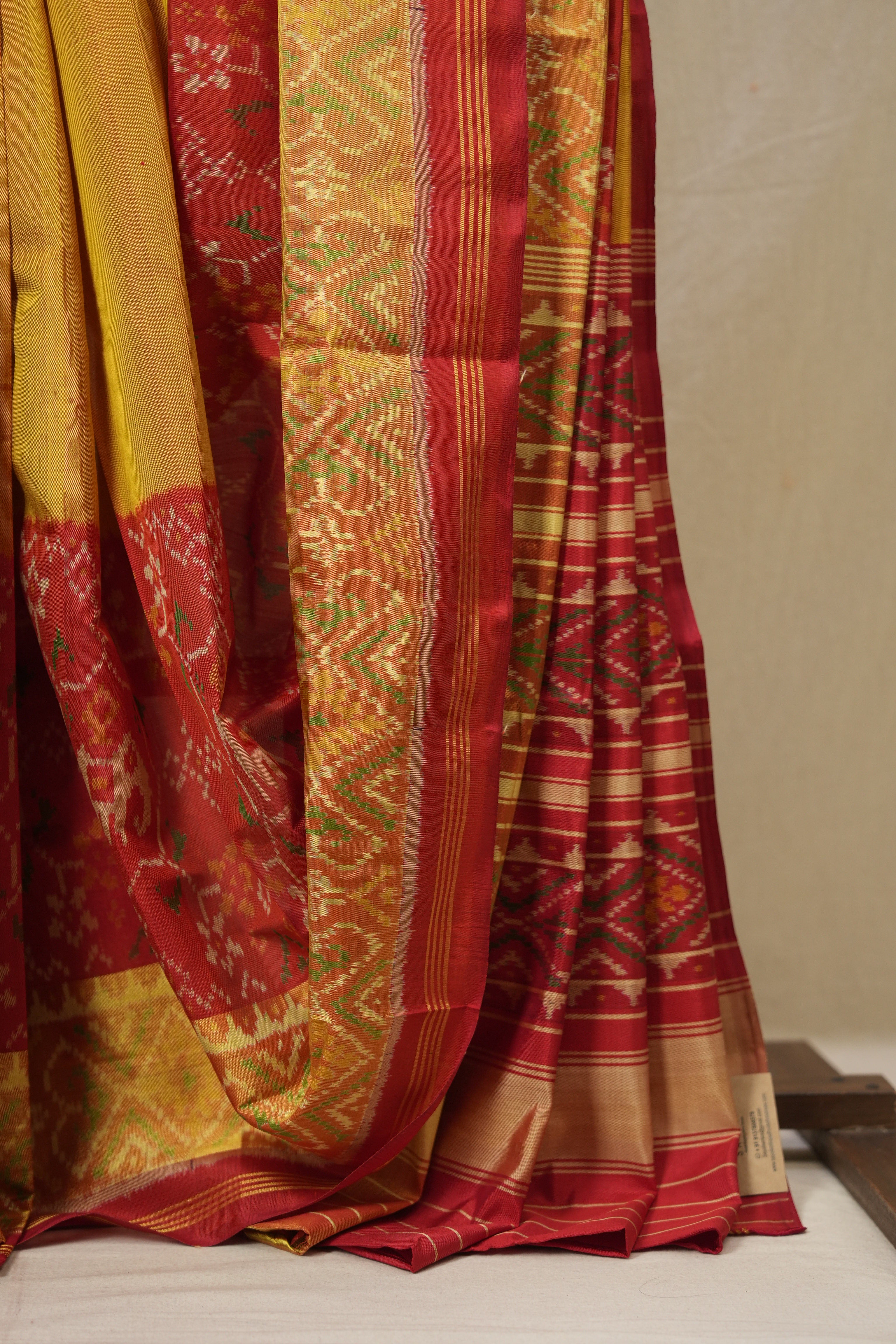 Red Rajkot Patola Silk Saree - SRRRPSS602