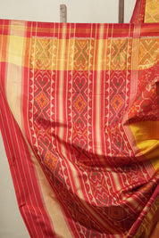 Red Rajkot Patola Silk Saree - SRRRPSS602