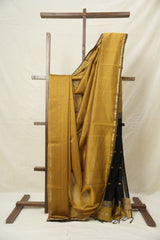 Metallic Gold Maheshwari Saree - SRMGMS988