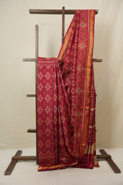 Red Rajkot Patola Silk Saree - SRRRPSS603