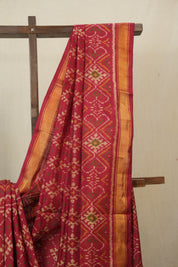 Red Rajkot Patola Silk Saree - SRRRPSS603