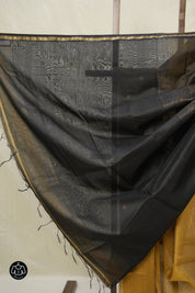 Metallic Gold Maheshwari Saree - SRMGMS988
