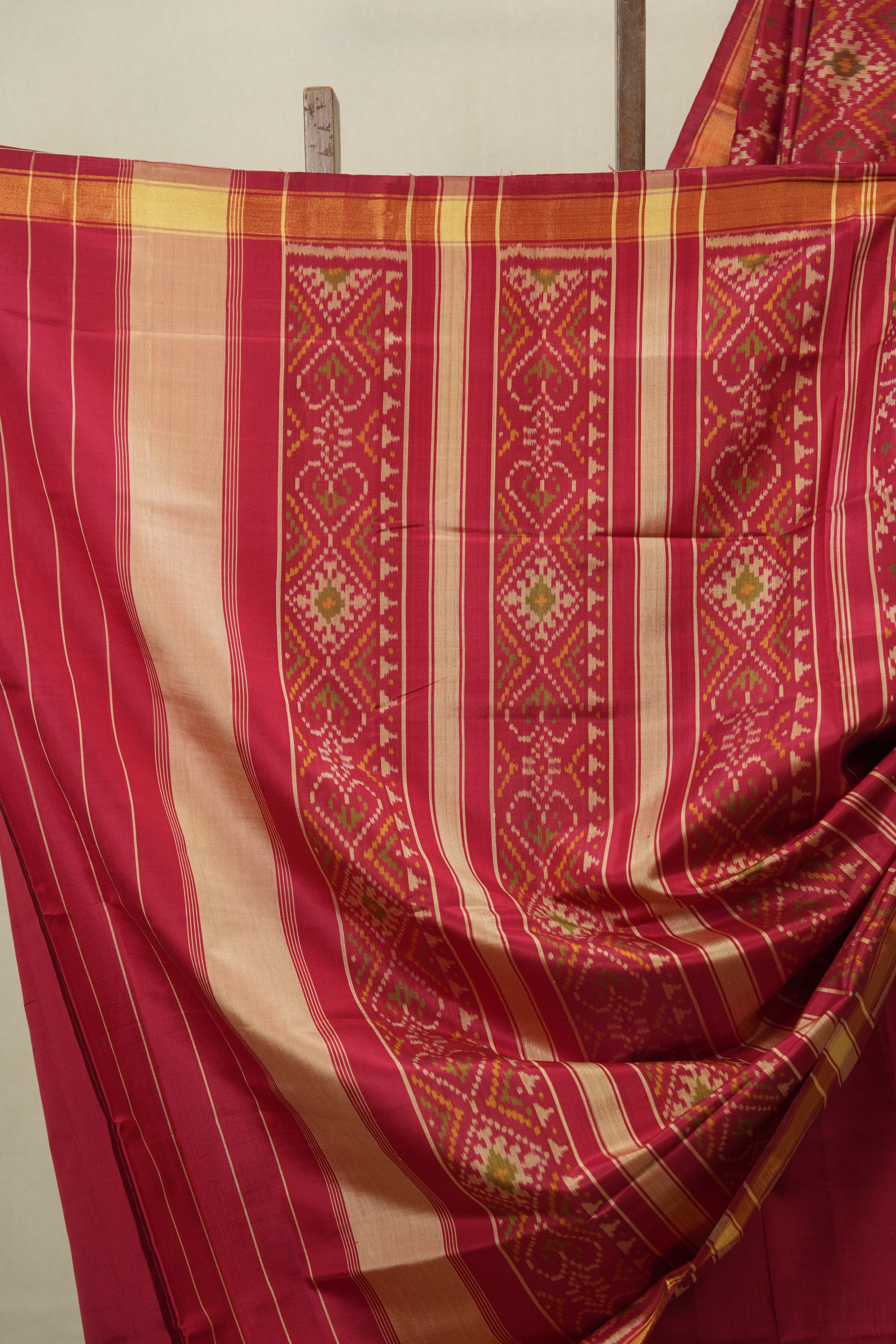 Red Rajkot Patola Silk Saree - SRRRPSS603