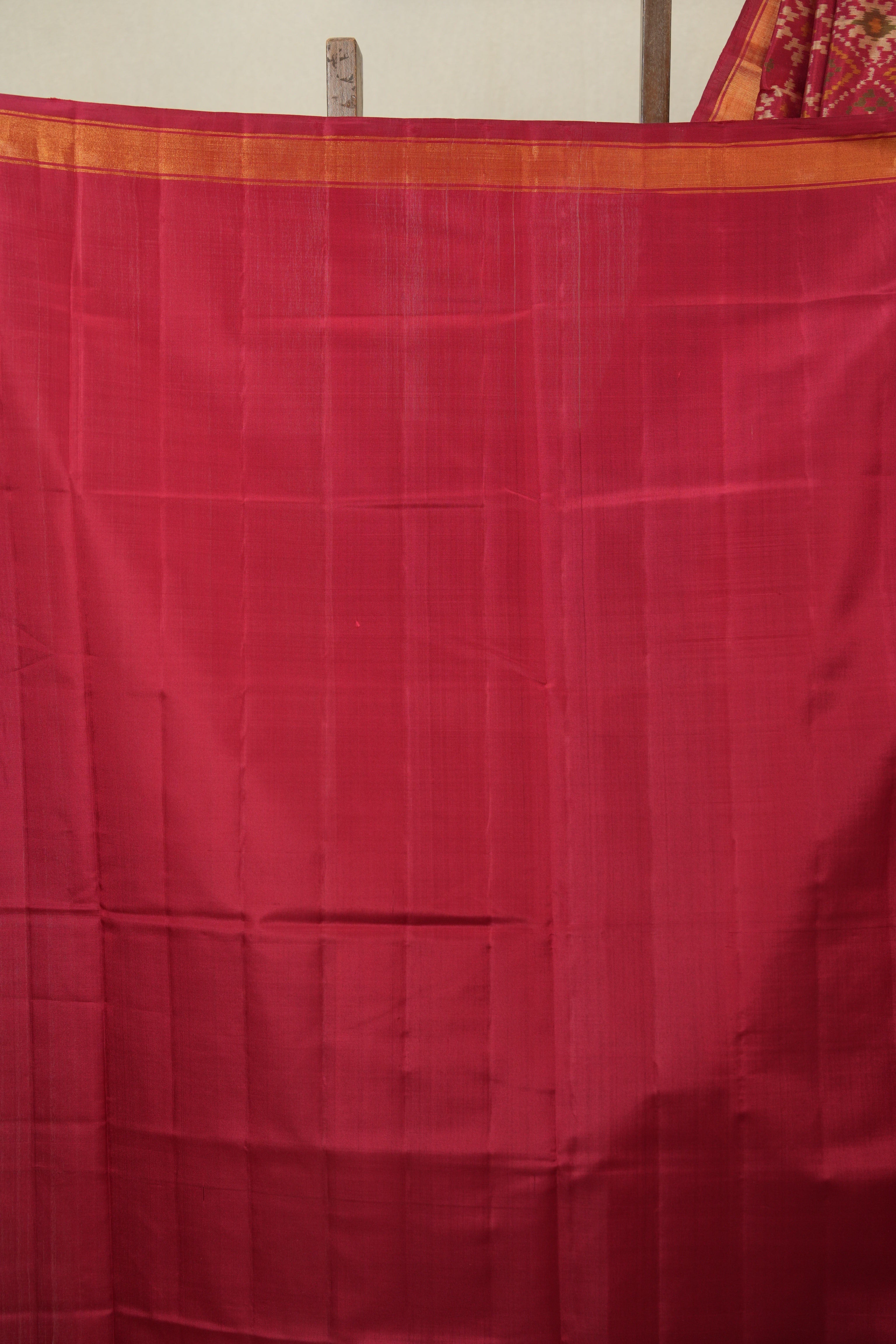 Red Rajkot Patola Silk Saree - SRRRPSS603