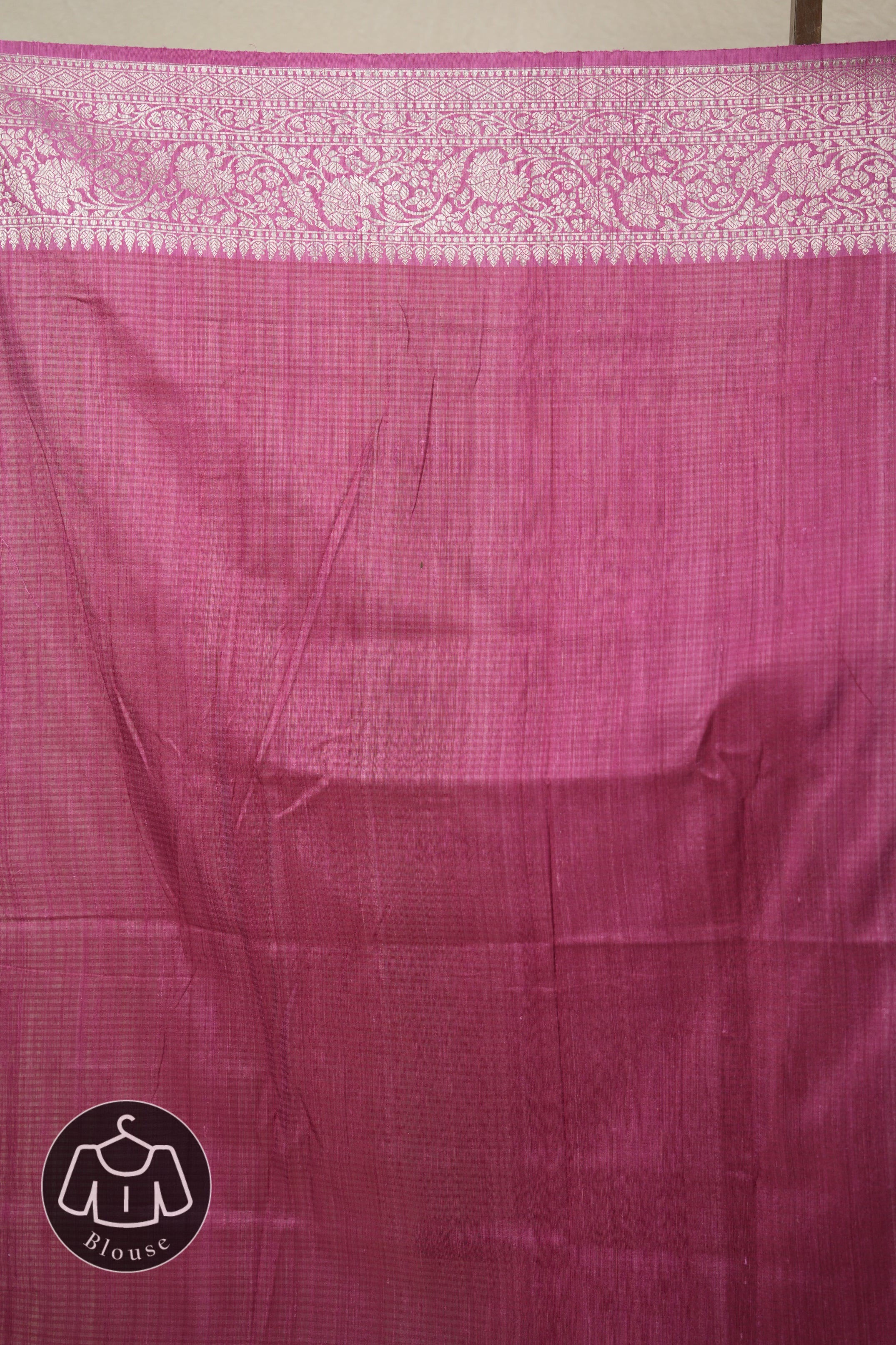 Orange Pink Tussar Banarasi Silk Saree - SROPBSS835