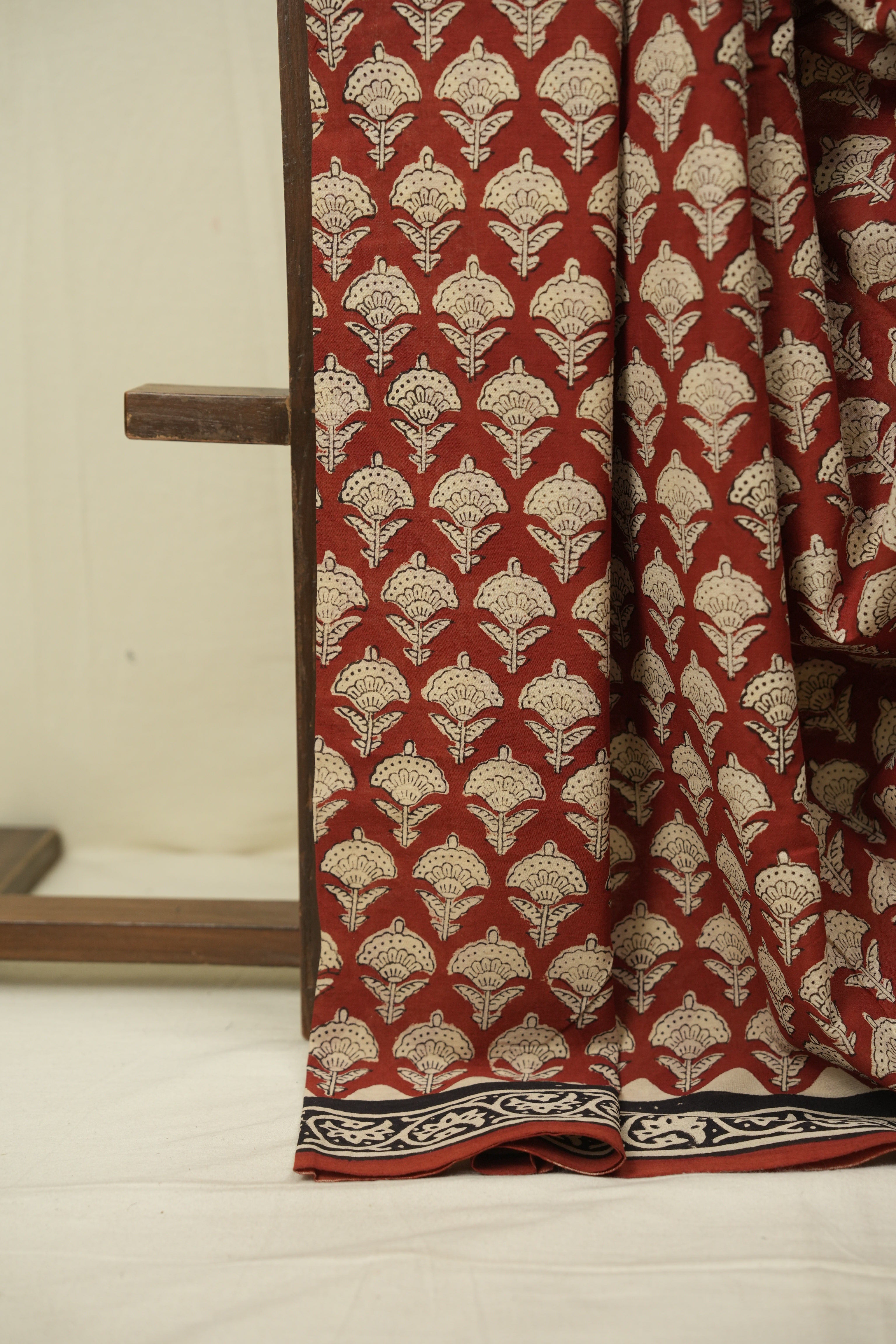Maroon HBP Cotton Saree - SRMCS3635