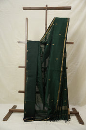 Green Maheshwari Saree - SRGMS984