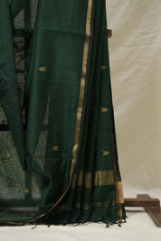 Green Maheshwari Saree - SRGMS984