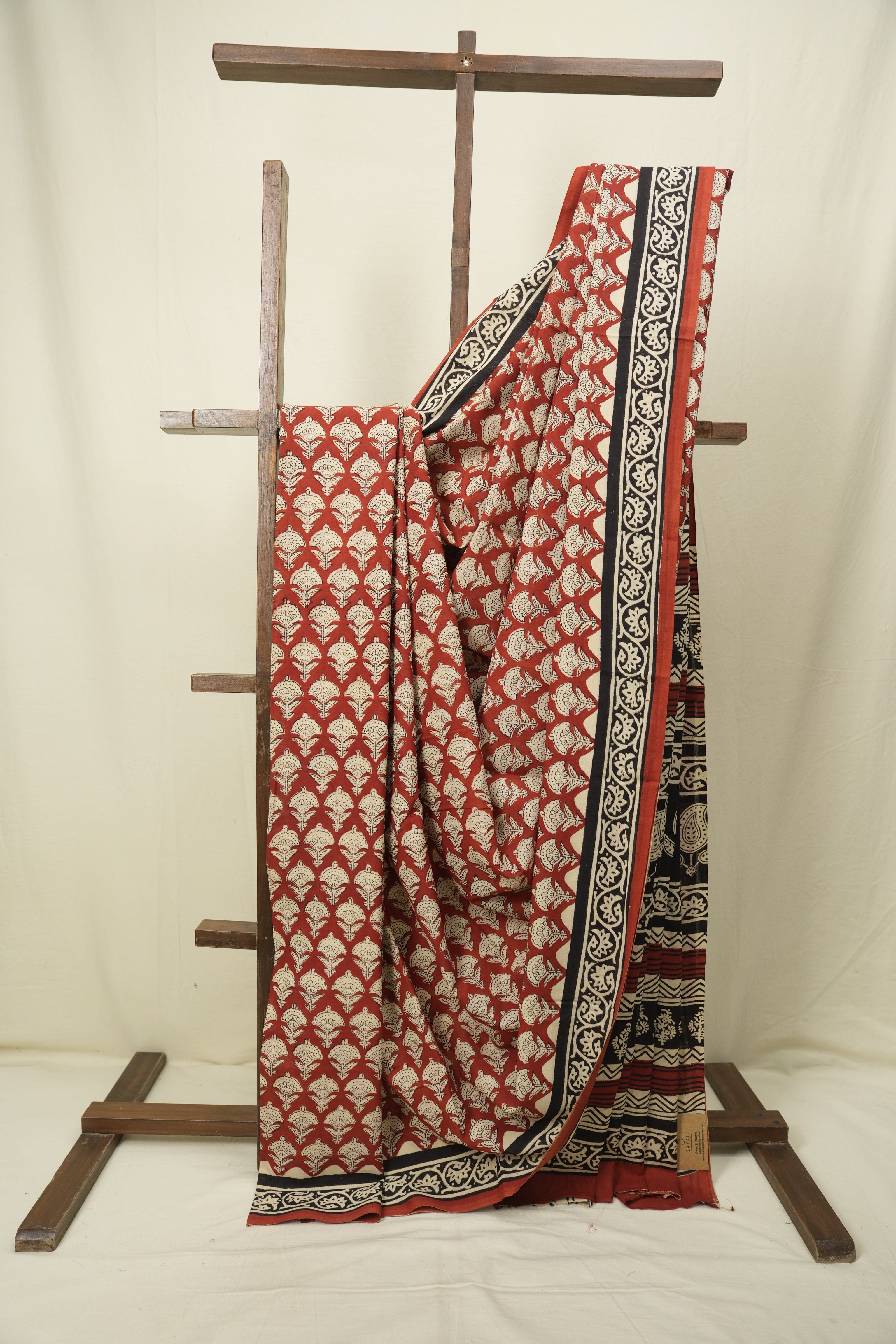 Maroon HBP Cotton Saree - SRMCS3637