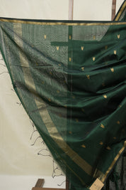 Green Maheshwari Saree - SRGMS984