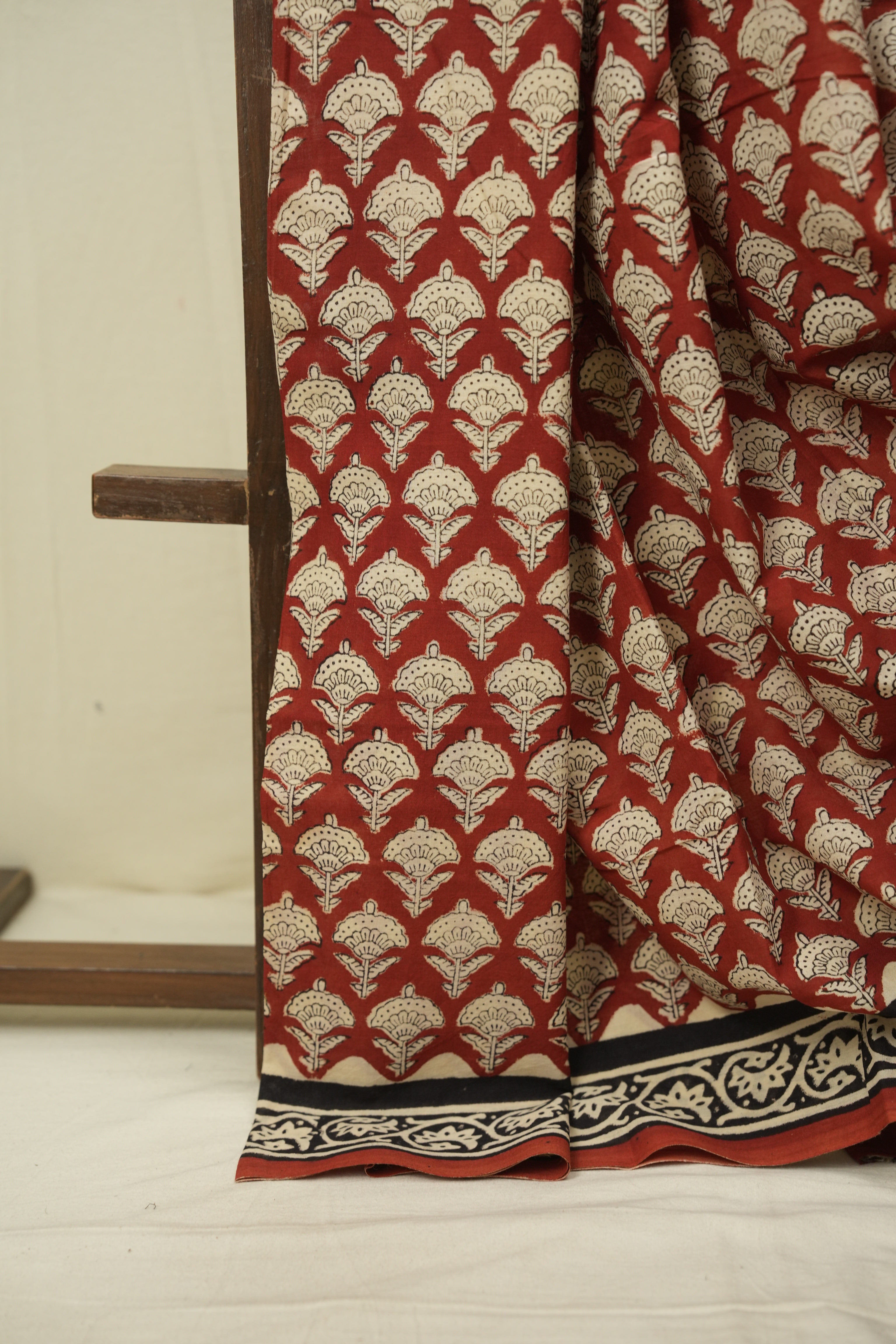 Maroon HBP Cotton Saree - SRMCS3637