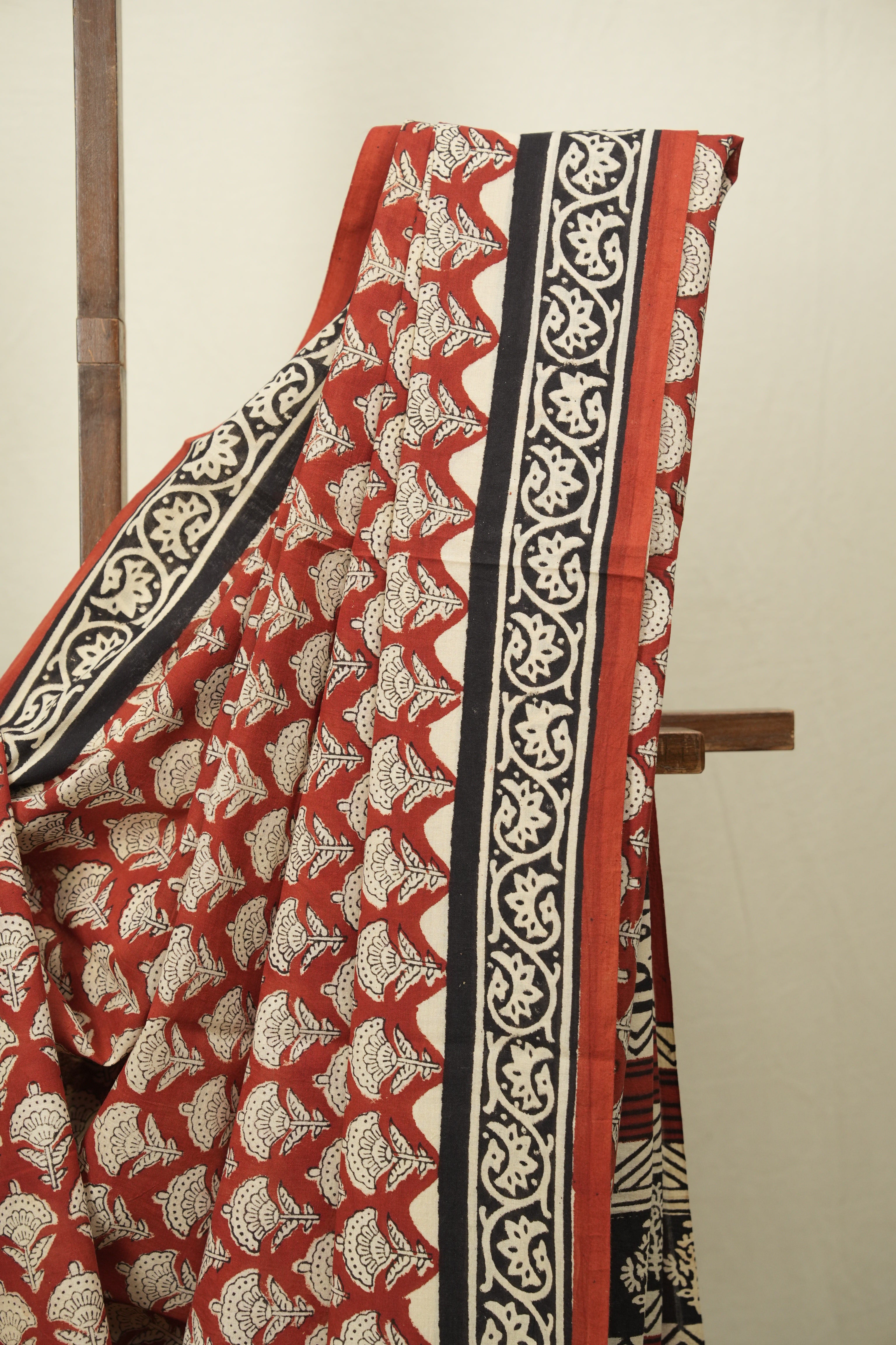 Maroon HBP Cotton Saree - SRMCS3637