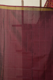 Maroon Rajkot Patola Silk Saree - SRMRPSS605