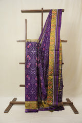 Purple Rajkot Patola Silk Saree - SRPRPSS606