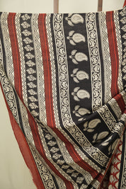 Maroon HBP Cotton Saree - SRMCS3637