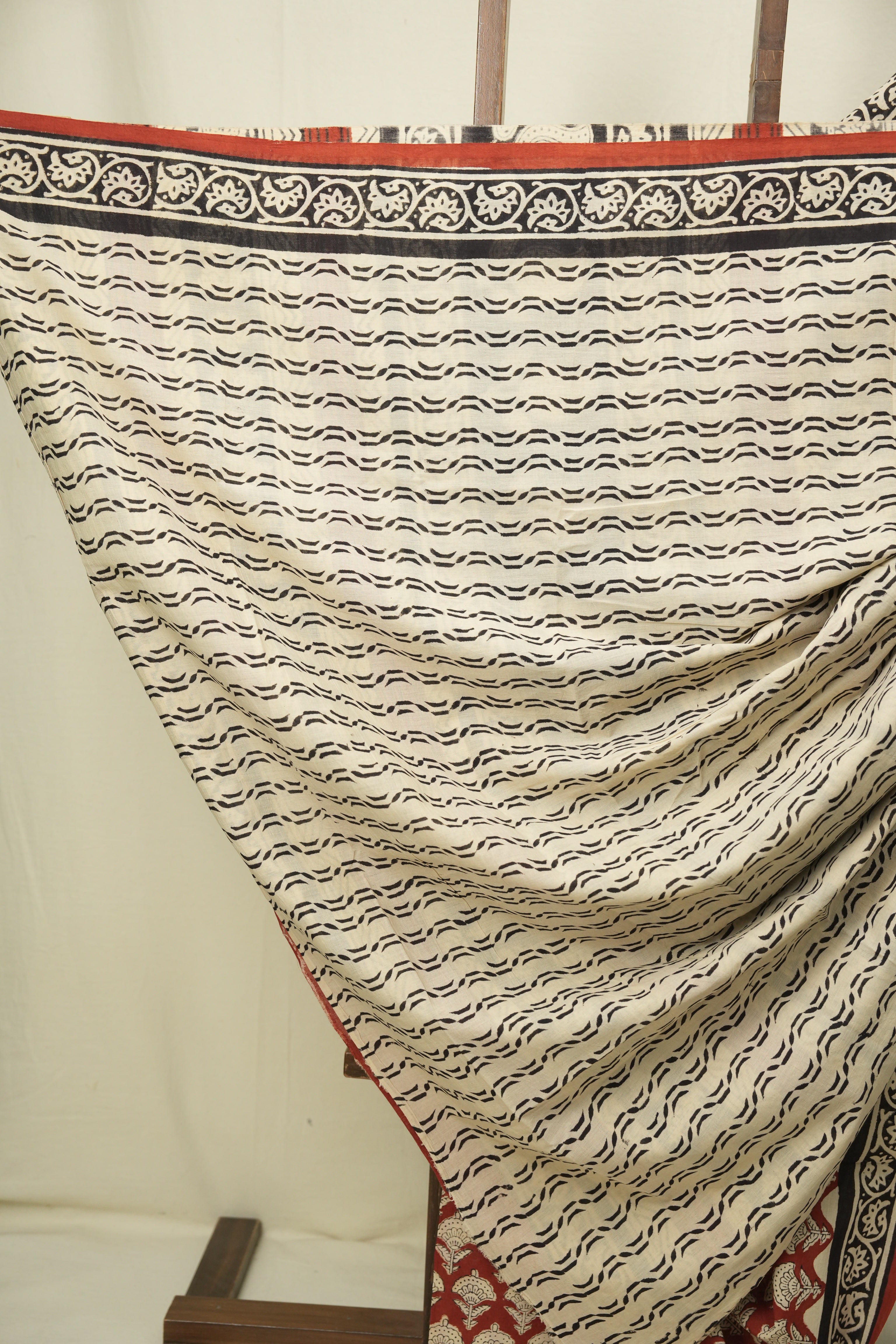 Maroon HBP Cotton Saree - SRMCS3637