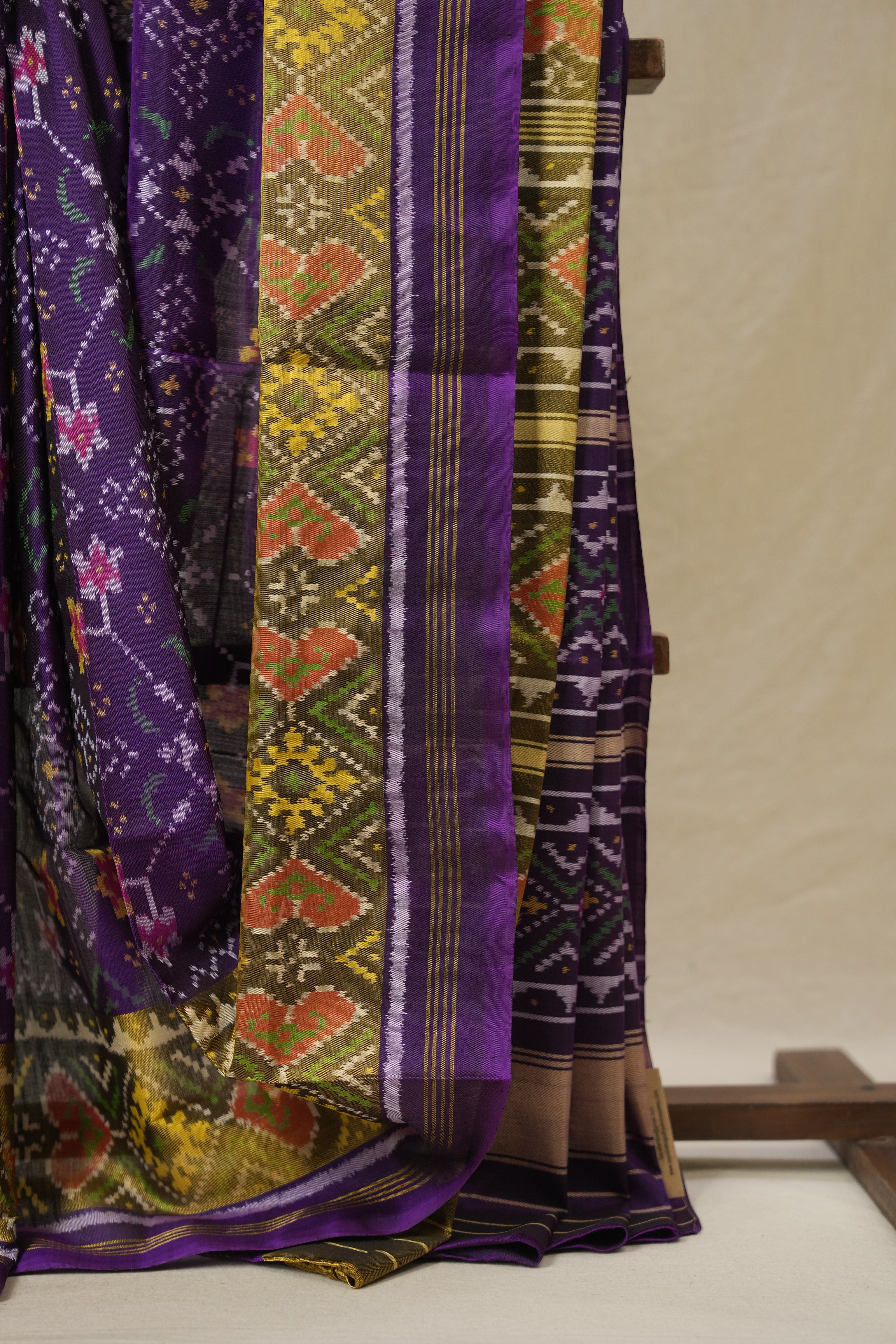 Purple Rajkot Patola Silk Saree - SRPRPSS606