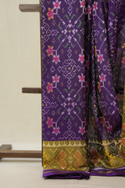 Purple Rajkot Patola Silk Saree - SRPRPSS606