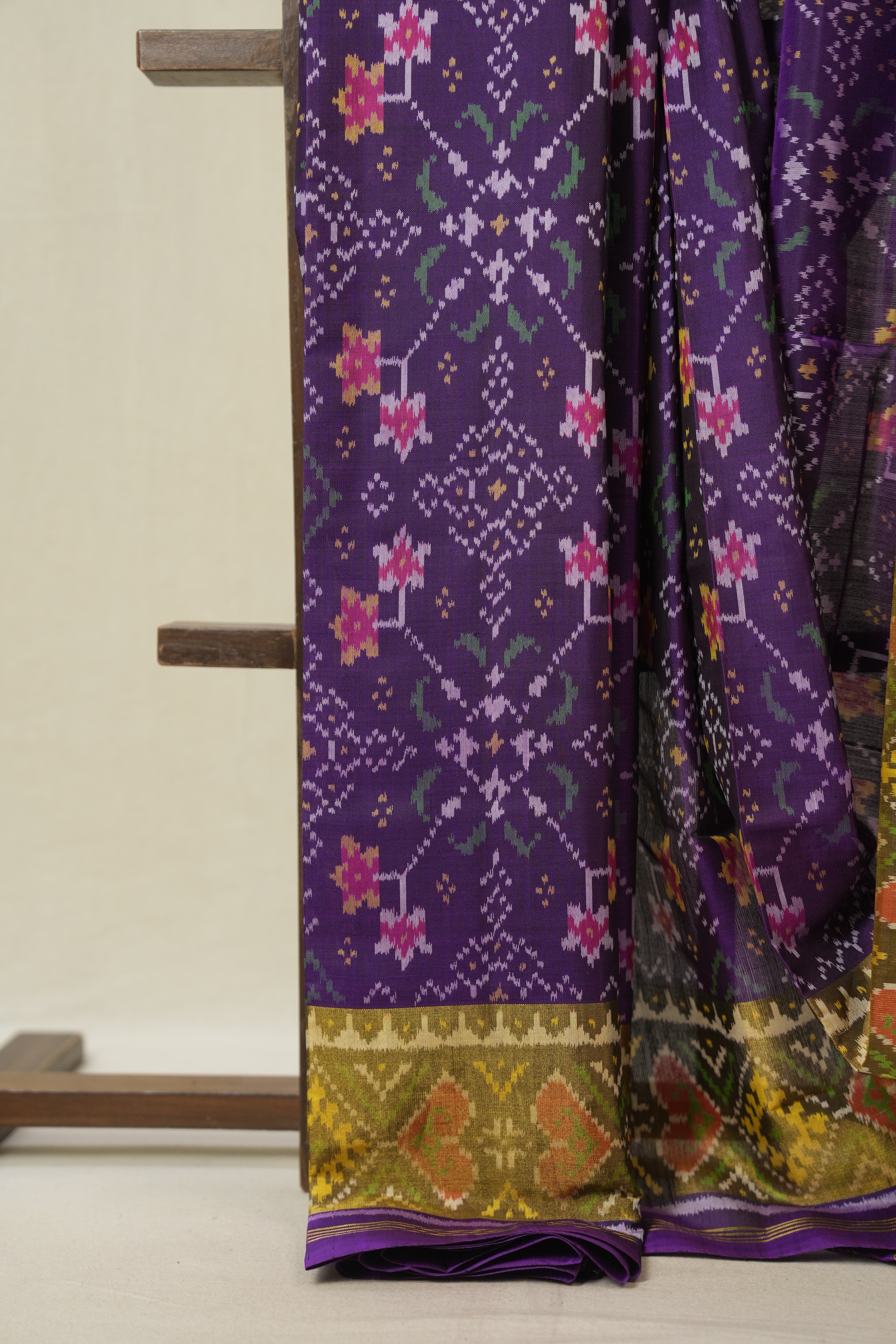 Purple Rajkot Patola Silk Saree - SRPRPSS606