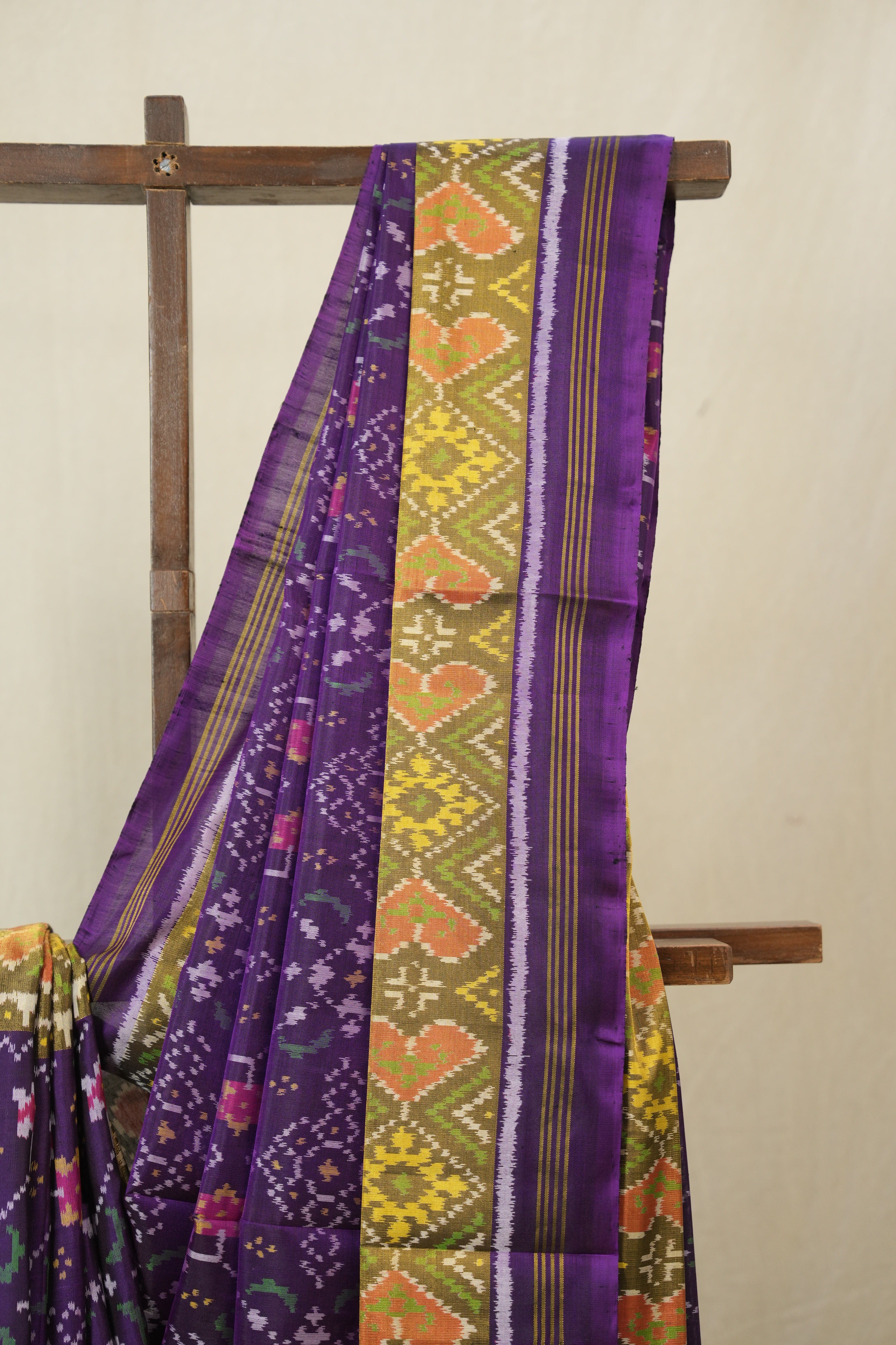 Purple Rajkot Patola Silk Saree - SRPRPSS606