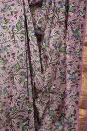 Pink HBP Cotton Silk Saree With Maheshwari Border - SRPCSS1356