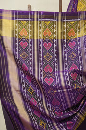 Purple Rajkot Patola Silk Saree - SRPRPSS606