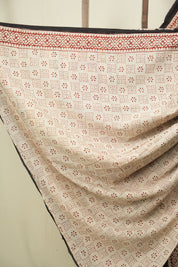 Black HBP Cotton Saree - SRBCS3639