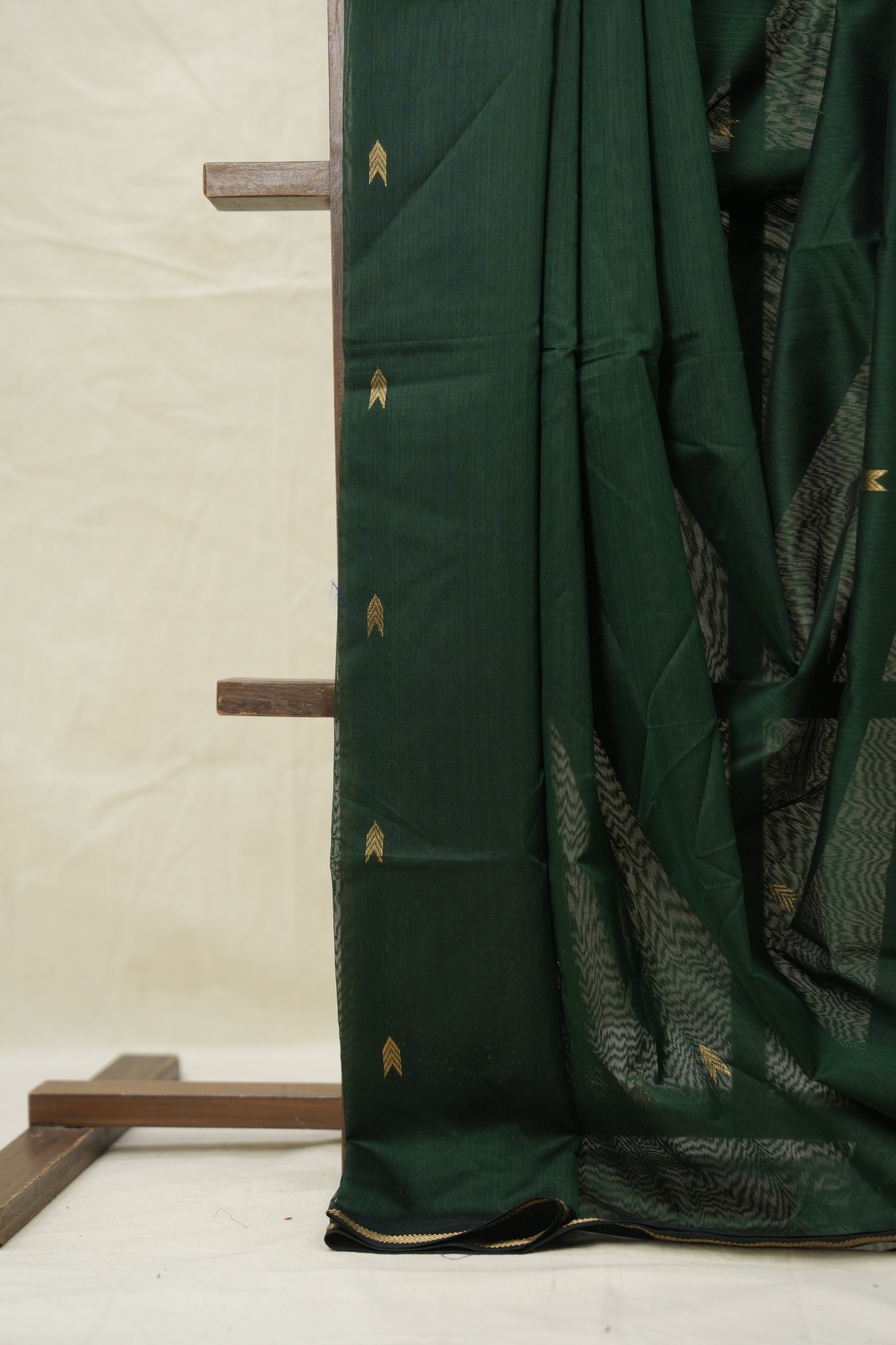 Green Maheshwari Saree - SRGMS985