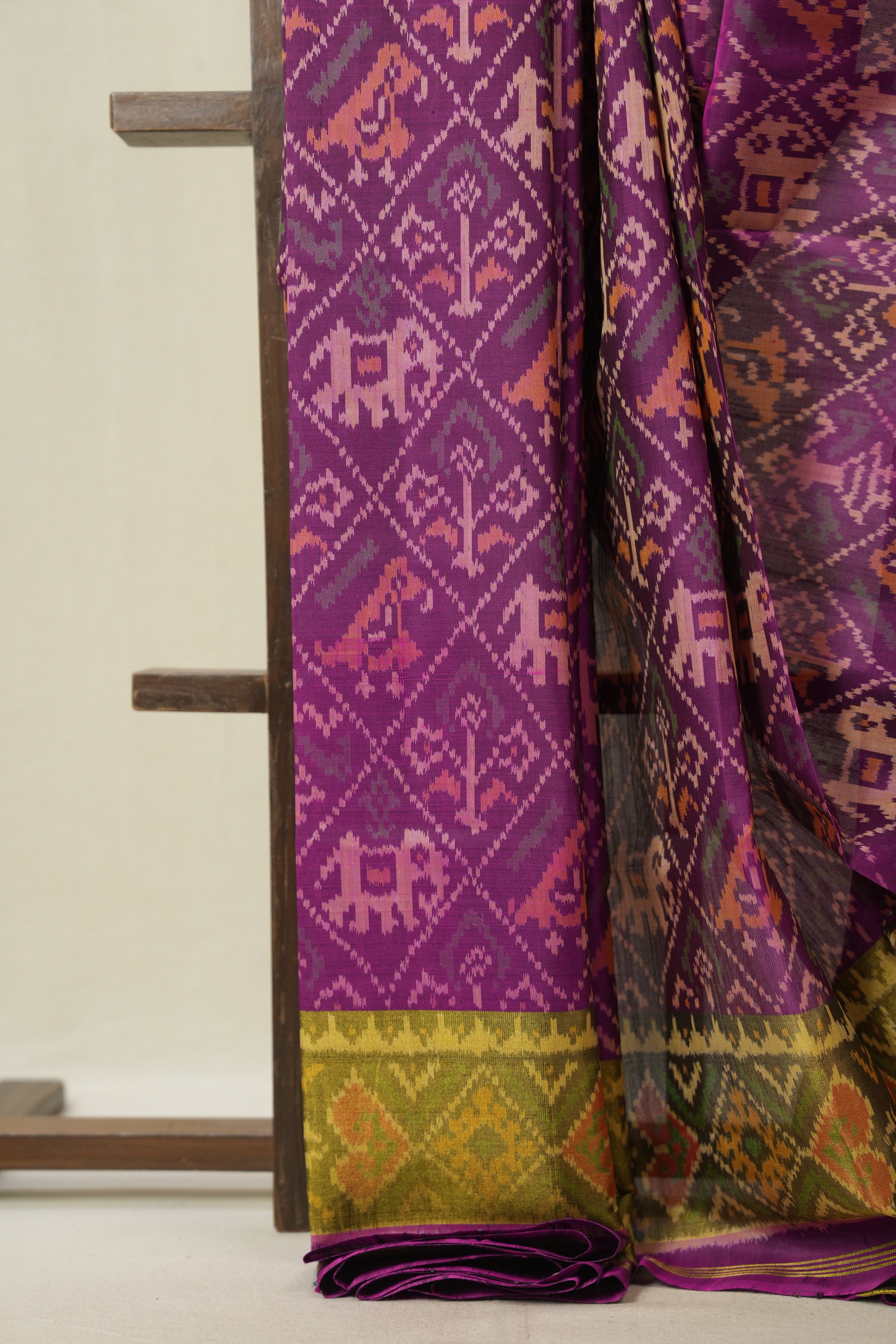 Magenta Pink Rajkot Patola Silk Saree - SRMPRPSS607