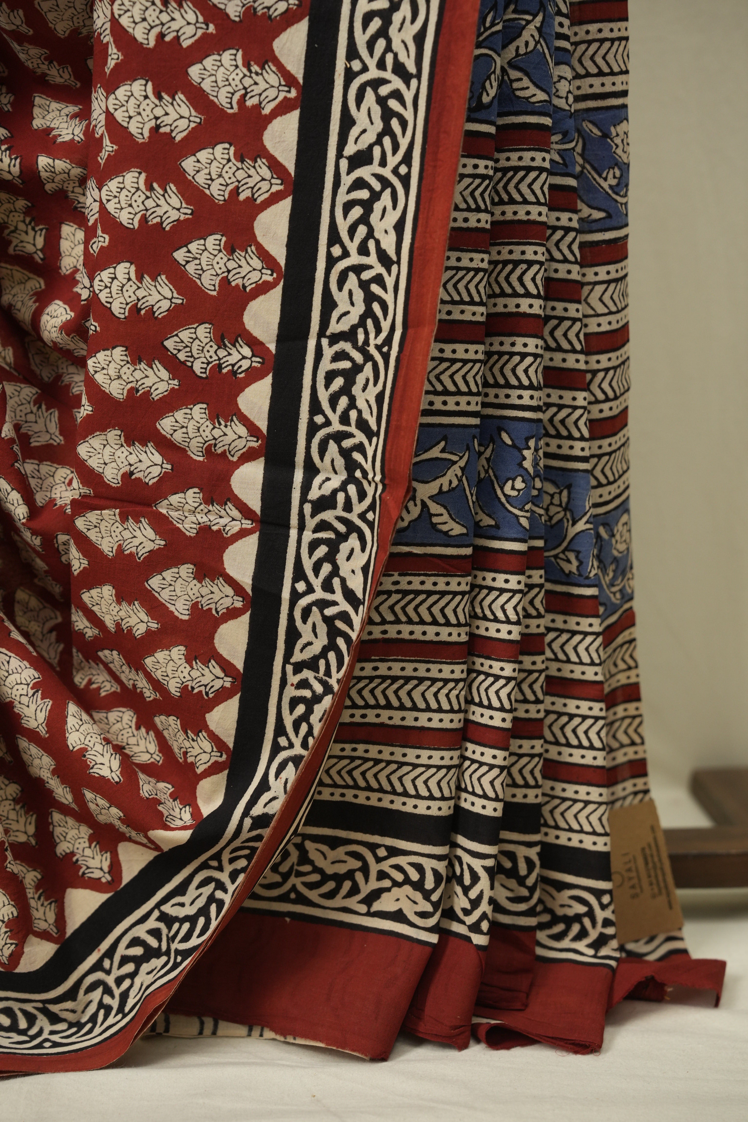 Maroon HBP Cotton Saree - SRMCS3632