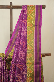 Magenta Pink Rajkot Patola Silk Saree - SRMPRPSS607