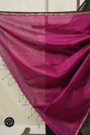 Green Maheshwari Saree - SRGMS985
