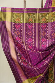 Magenta Pink Rajkot Patola Silk Saree - SRMPRPSS607
